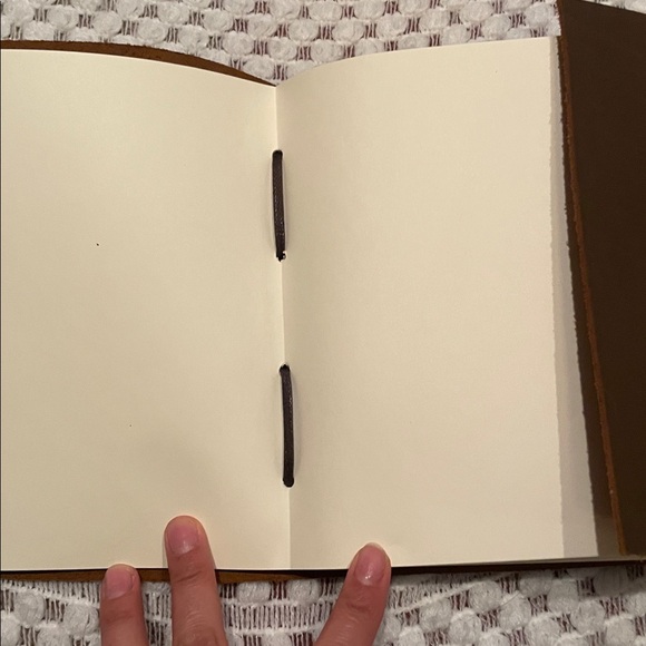 NWT Sovereign Brown Leather Travelers Journal Set with Pen - Picture 8 of 16